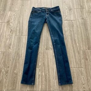 DL1961 Low Rise Jessica Skinny Dark Indigo Wash Jeans / Size 27